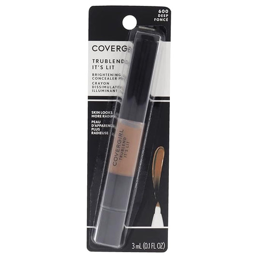 COVERGIRL Trublend It's Lit Concealer, Deep D6-D8, 0.10 Ounce-Velvo Beauty