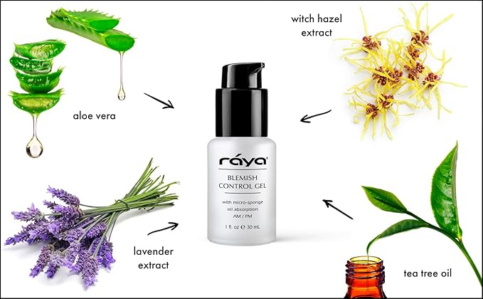 RAYA Blemish Control Gel (703) | Oil Controlling Facial Treatment Serum for Oily and Break-Out Prone Skin | Helps Reduce and Clear Up Blemishes-Velvo Beauty