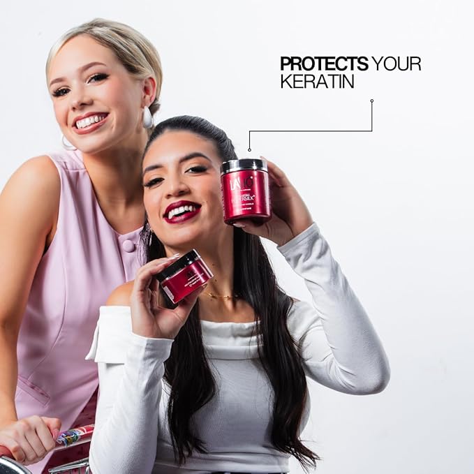 Lasio Hypersilk Revitalizing Hair Masque – Deep Conditioning & Hair Repair with Cocamide Oil & Keratin – Enhances Keratin Treatment Longevity – For Dry, Damaged & Color-Treated Hair – 4.43 oz-Velvo Beauty