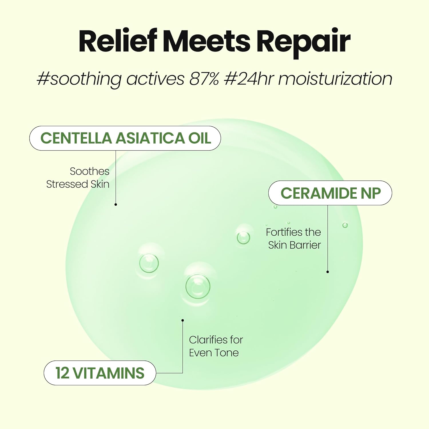 [K-Beauty] Cica Biome Oil to Foam - All-in-One Korean Face Wash OilBased Foaming Facial Cleanser - Deeply Hydrating & Moisturizing Makeup Deep Cleansing Oil for Sensitive Skin (3.88 fl oz)-Velvo Beauty