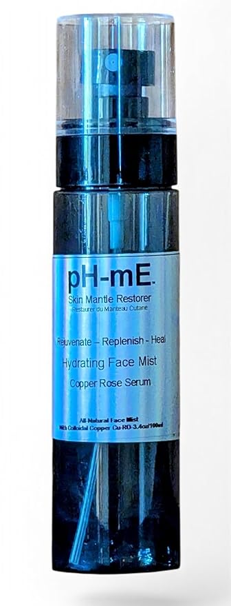 Hydrating Face Mist, Copper Rose, Pure, Natural, Organic Ingredients Helps your Skin Reduce Wrinkles, Fine Lines, Inflammation, Acne, for Clear Beautiful Skin (3.4oz)-Velvo Beauty