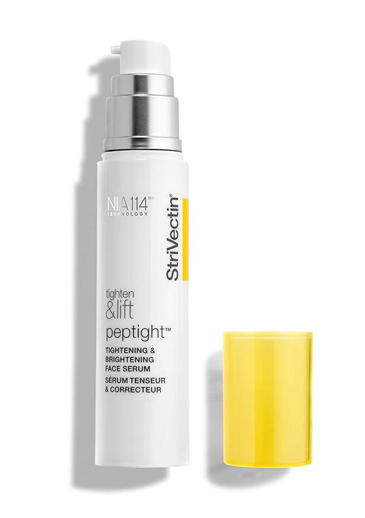 StriVectin Tighten & Lift Peptight Tightening & Brightening Face Serum with Peptides for Even Skin Tone, 1.7 Fl Oz-Velvo Beauty
