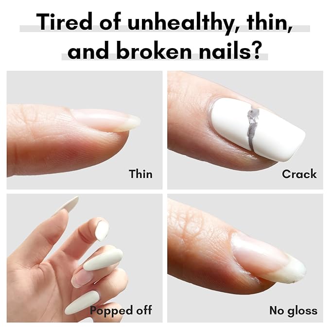 Makartt 3Pcs Builder Nail Gel with Top and Base Coat, Clear Gel Builder Kit for Nails Apex Building Thickening Strengthener Extension Rhinestone in a Bottle, UV Light Lamp Required-Velvo Beauty