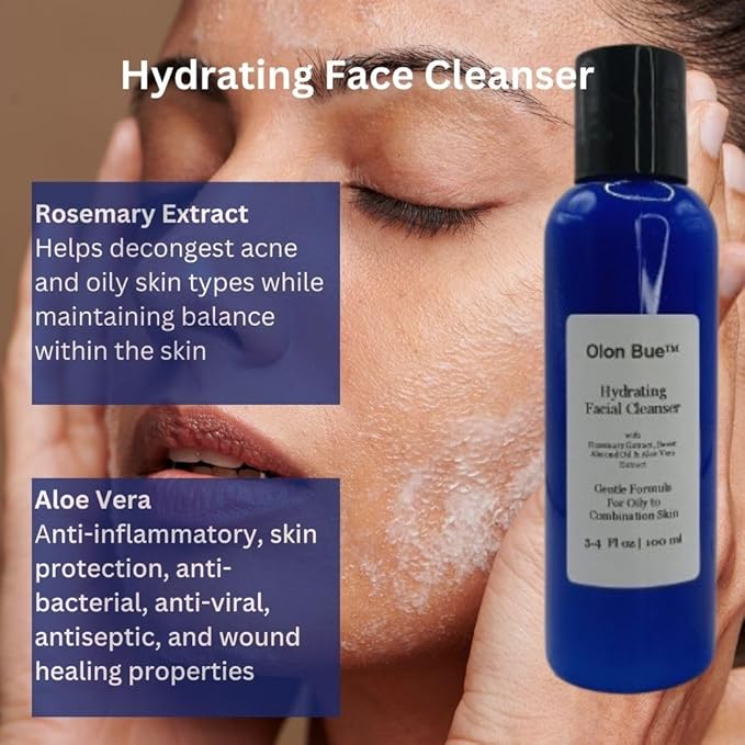 Daily Balancing Skincare Set (3 Pcs) Gift Set, Cleanser, Toner, Serum, Hyaluronic Acid, RoseExtract, Acne Prone Skin Soothing, Regenerating, Hydrating, Anti Aging Skin Care Routine, Vegan-Velvo Beauty