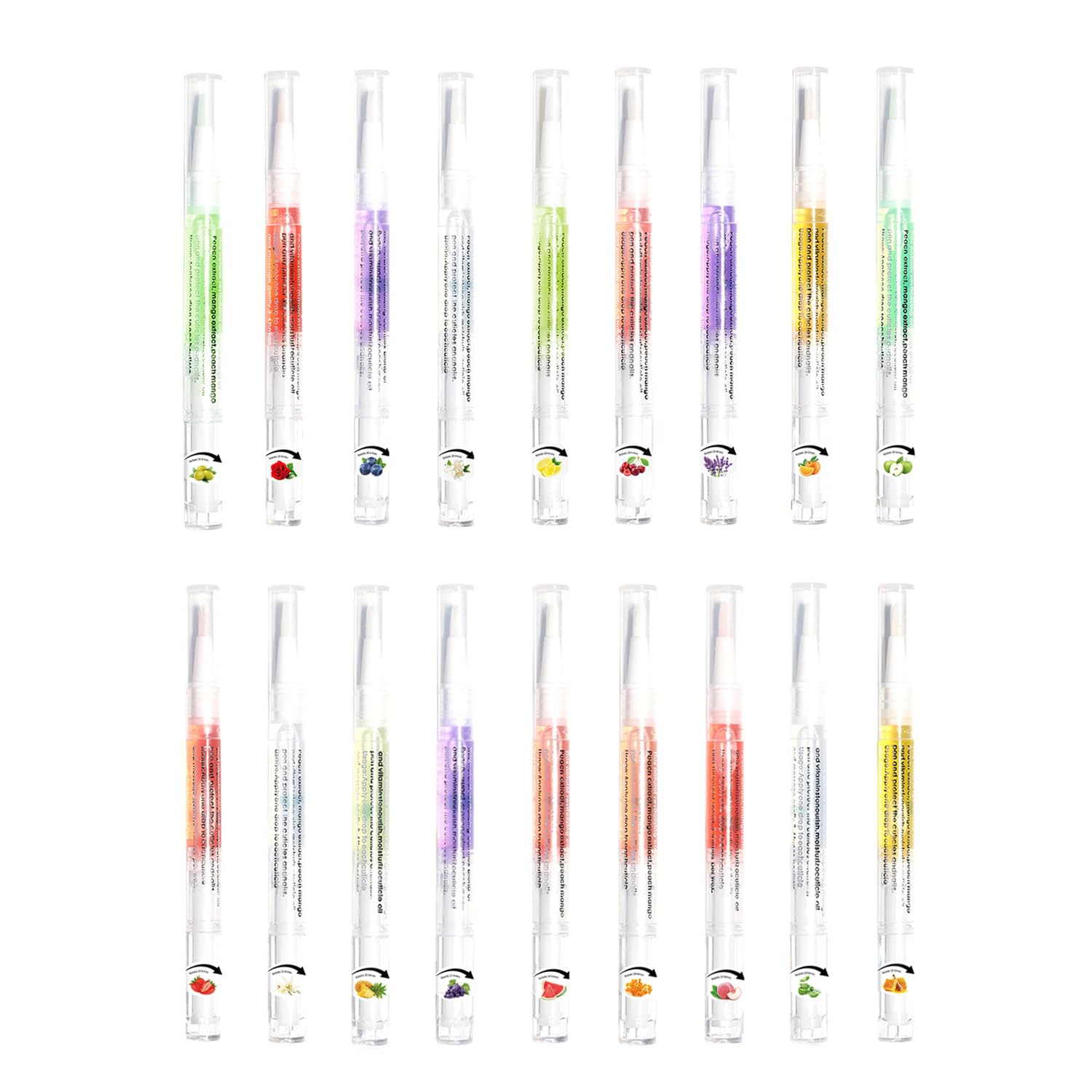 Nail Cuticle Oil Pen 18 Scents Gel Nail Oil Pen Nourishment Polish With Vitamins Moisturized Cuticle Care-Velvo Beauty