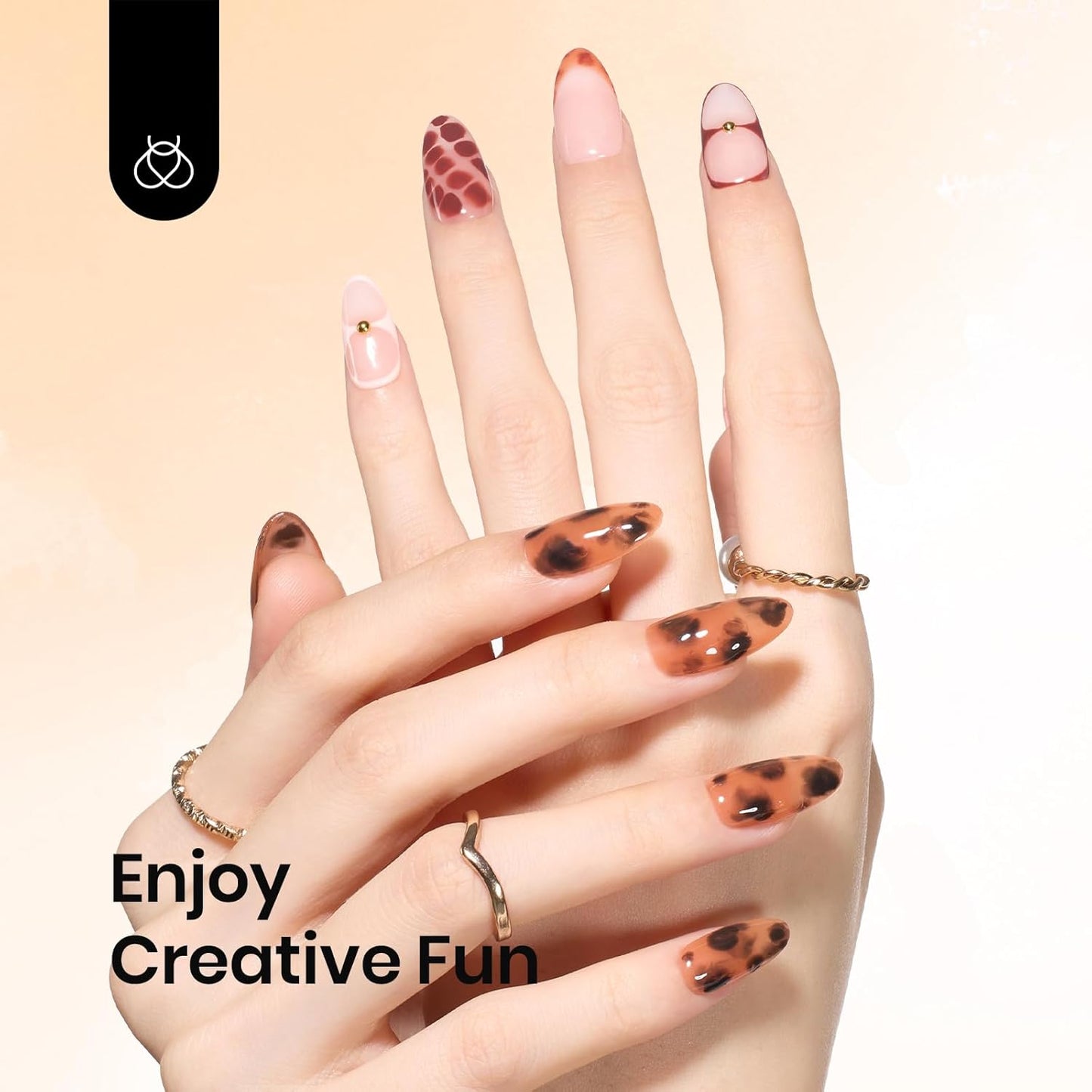 Beetles Halloween Blooming Gel: 2 Pcs 15ml Clear Uv Led Blooming Gel Nail Polish for Spreading Effect Blossom Marble Natural Stone Watercolor Floral Print Soak off Nail Diy Design-Velvo Beauty