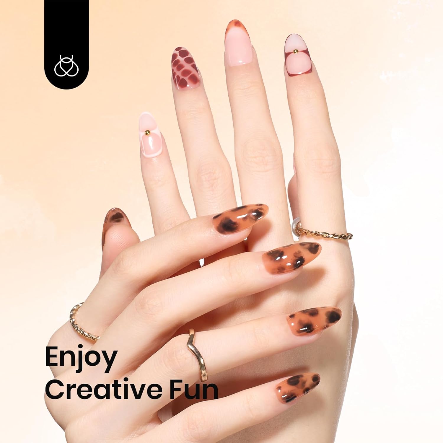 Beetles Halloween Blooming Gel: 2 Pcs 15ml Clear Uv Led Blooming Gel Nail Polish for Spreading Effect Blossom Marble Natural Stone Watercolor Floral Print Soak off Nail Diy Design-Velvo Beauty