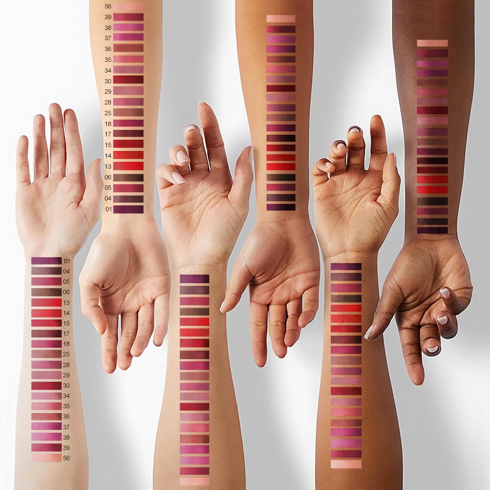 evpct 1Pcs Nude Brown Matte Lip Liner and Liquid Lipstick Stain Makeup Set for women, Brown Long Lasting Smudge Proof Lipstick labiales matte mate larga duracion listip 24 hours originales, 25#-Velvo Beauty