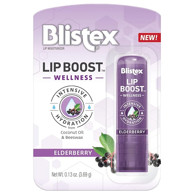 Blistex Lip Boost Wellness Intensive Hydration Elderberry Moisturizer-Velvo Beauty