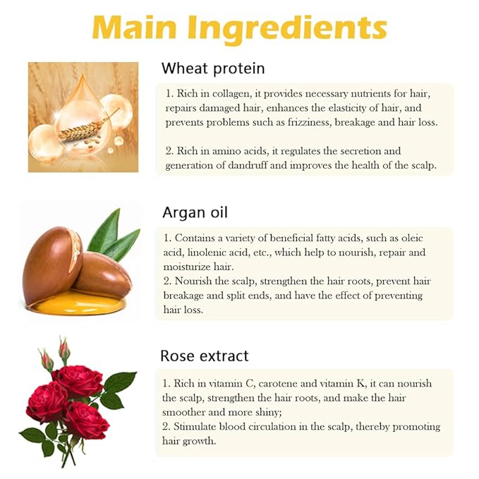 Moroccan Hair Treatment Masks, Hydrating Argan Oil Hair Mask, Collagen Hair Treatment, Deep Conditioning Hair Mask for Dry Damaged Hair-Velvo Beauty