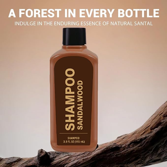 Gift Sets for Men Bath and Body Mens Gifts 6pcs Sandalwood Travel Size sets with Shampoo, Shower Gel, Soap, Body Lotion, Birthday Gifts for Men, Self Care Fathers Day Gifts-Velvo Beauty