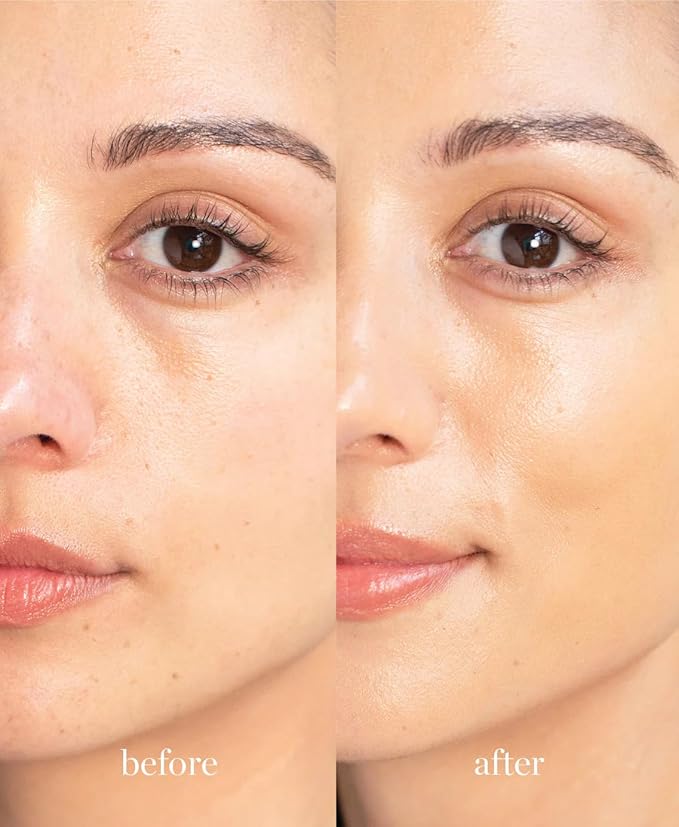 Ere Perez - Natural Lychee Crème Corrector | Vegan, Cruelty-Free, Clean Beauty (Cuatro – Soft Flax, 0.33 oz | 10 ml)-Velvo Beauty