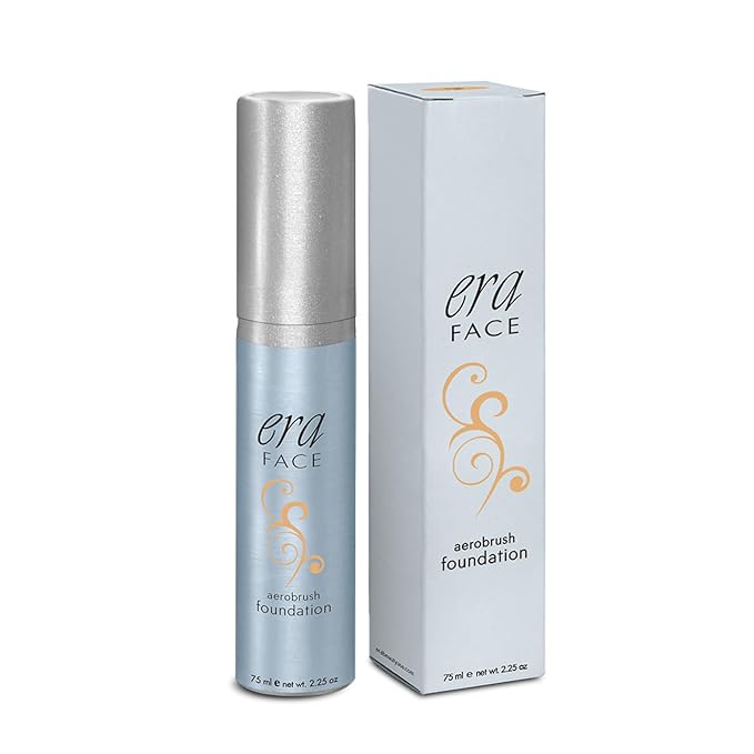 ERA Face spray makeup (R6 Ginger, 2.25 oz) - airbrush foundation, everyday, buildable, professional spray on cosmetics by Era Beauty-Velvo Beauty
