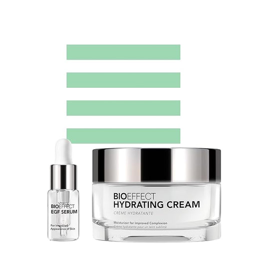 BIOEFFECT EGF Serum & Hydrating Cream with Hyaluronic Acid in a Water Based Formula for a Dramatic Moisturizing Boost, Target Wrinkles & Signs of Aging for a Glowing, Hydrated & Youthful Complexion-Velvo Beauty