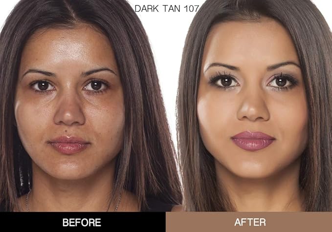 Bellaterra Cosmetics BB Cream - Tinted Moisturizer, Mineral Foundation Makeup, Dark 107 | Skin Perfector, 1.69 oz-Velvo Beauty