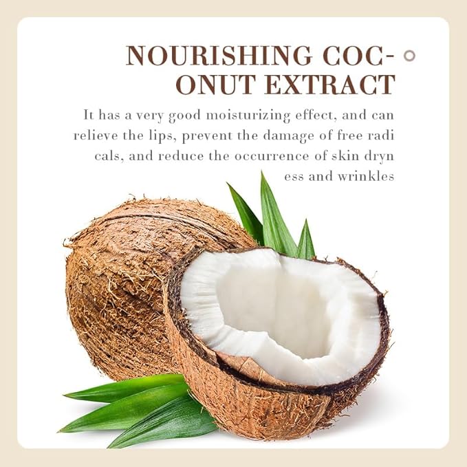 SADOER Coconut Oil Natural Moisturizing Lip Balm Moisturizing Lips Smooth And Elastic Lip Ointments-Velvo Beauty