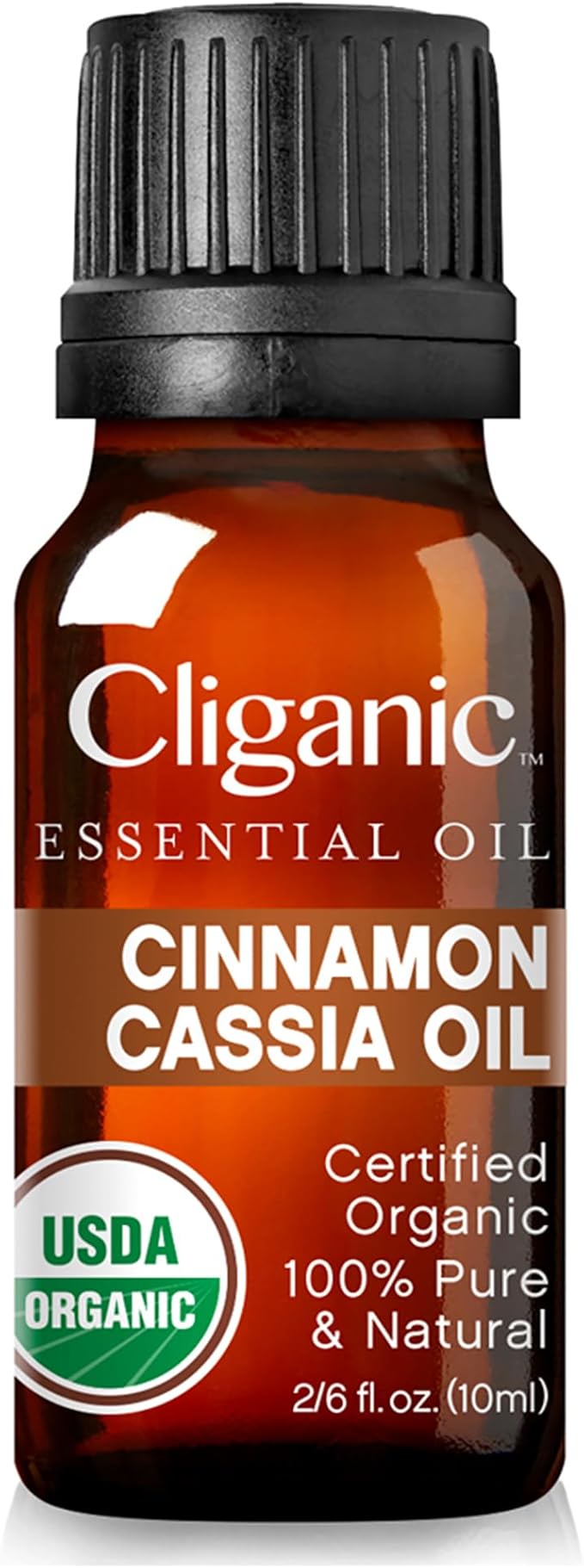 Cliganic Organic Cinnamon Cassia Essential Oil, 100% Pure Natural Undiluted, for Aromatherapy | Non-GMO Verified (Packaging May Vary)-Velvo Beauty