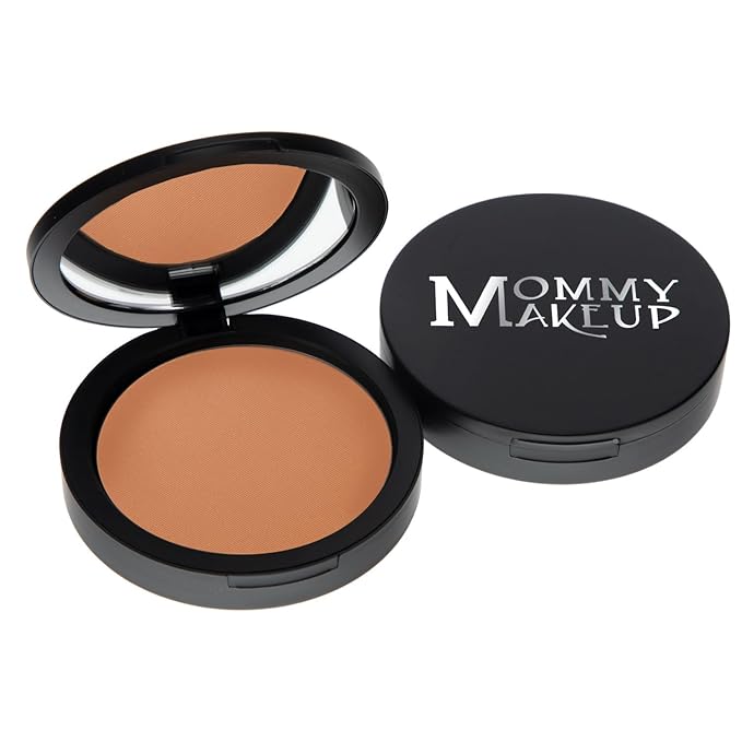 Mineral Dual Powder in Toasted (Medium Dark Tan) | 4-in-1 Pressed Mineral Foundation with SPF 15 for Flawless Glow & Soft Looking Skin | Oil Free, Talc Free, Gluten Free | 0.45 Oz | by Mommy Makeup-Velvo Beauty