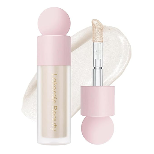 KYDA Liquid Highlighter, Moisturizing Liquid Illuminator for Face & Body, High Glossy Finish, Natural Glow Liquid Luminizer, Silky Creamy, Lightweight Blendable, by Ownest Beauty-#01-Velvo Beauty