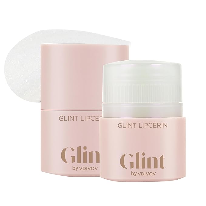 Glint Lipcerin (Star Bouquet, 0.5fl oz) - Long Lasting Hydrating lip gloss with Shea Butter for a Natural Looking, Korean Skin care. Ideal for Chapped, Dry, Cracked, or Damaged Lips.-Velvo Beauty
