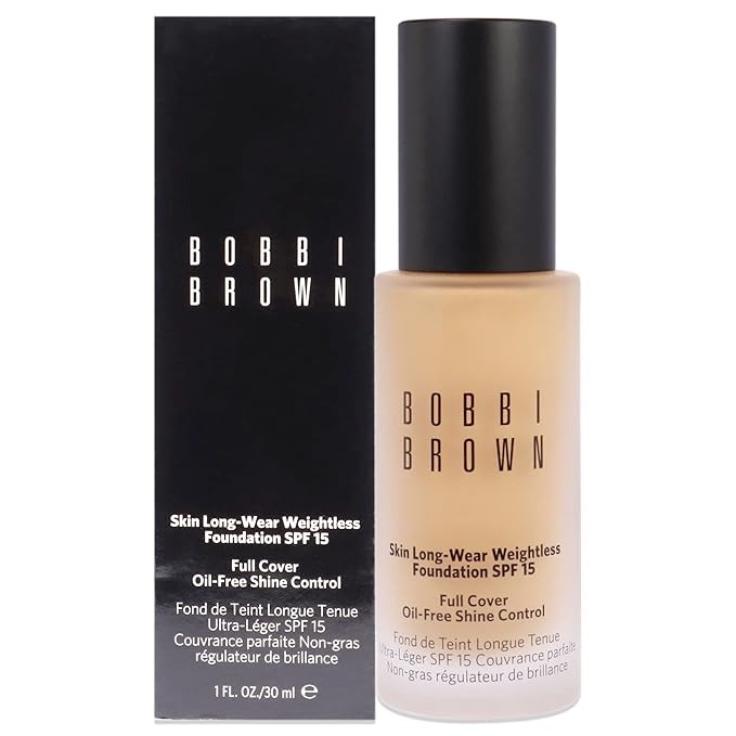 Bobbi Brown Skin Long-Wear Weightless Foundation SPF 15 - Warm Honey Women Foundation 1 oz-Velvo Beauty