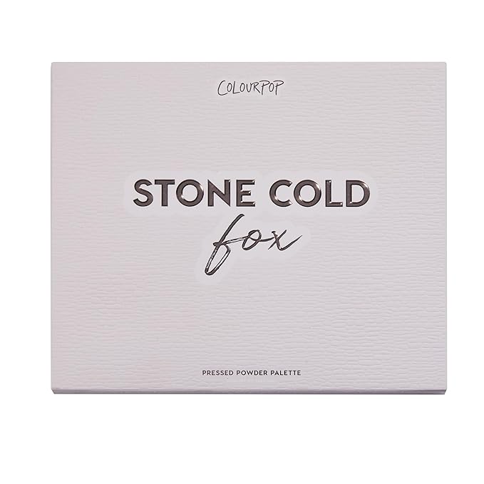 ColourPop Stone Cold Fox Eyeshadow Palette - 30 Pan Cool Tone Eye Makeup Palette with Matte & Metallic Finishes - High-Pigment Eye Makeup with a Long-Wearing Formula (1.16 oz)-Velvo Beauty