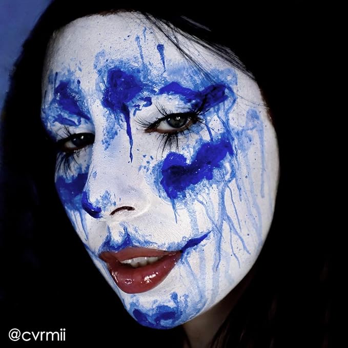 Mehron Makeup Paradise AQ Refill (.25 ounce) (Dark Blue)-Velvo Beauty