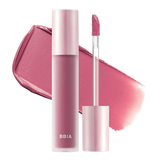 BBIA Last Velvet Tint - Soft & Creamy Matte Finish Lip Stain, Blur Effect with Velvety Texture, Long-Lasting, High Pigment, Lightweight, Non-Drying, Vegan, Korean Lip Makeup (V41 SUMMER BERRY)-Velvo Beauty