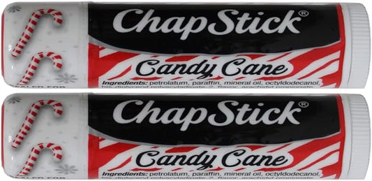 ChapStick Candy Cane, 0.15 Ounce (Pack of 2)-Velvo Beauty