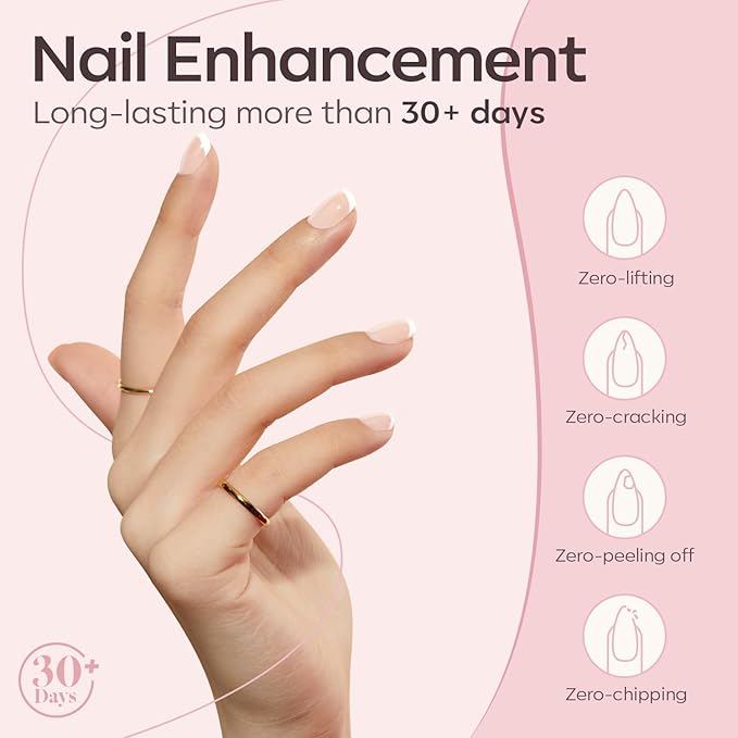 modelones Builder Nail Gel, 8-in-One Cover Nude Builder, LED Lamp Cured Thickening Apex Building Strengthener Extension Rubber Color Base Gel Polish Glue in a Bottle for Home DIY Salon Girls-Velvo Beauty