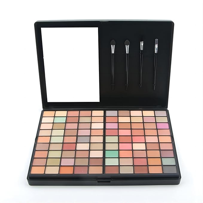 Professional Multi-in-one Makeup Gift Kit for Women - 90 eyeshadow Palette,8 Lipstick Set Lips,8 blush,5 concealer,4 brushes With Mirror,for girls, beginners and professionals Gift Kit-Velvo Beauty