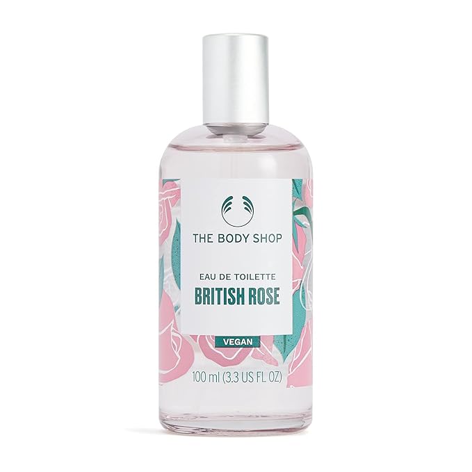 The Body Shop British Rose Eau De Toilette – Fresh Dewy Fragrance – Vegan – 3.3 oz-Velvo Beauty