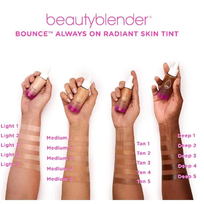 Beautyblender 12-Hour Always on Radiant Skin Tint, Breathable Serum Foundation Stays Put for All Day Long Wear, Infused with Hyaluronic Acid & Niacinamide, Tan 2-Velvo Beauty