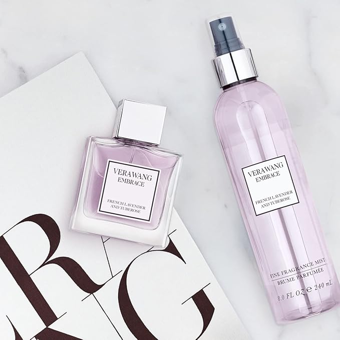 Vera Wang Embrace Eau De Toilette Spray for Women, French Lavender & Tuberose, 1 Fl Oz-Velvo Beauty
