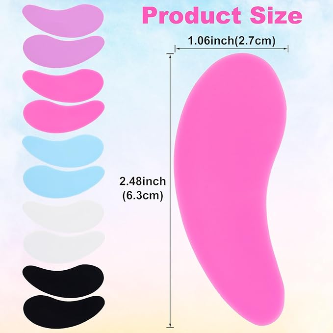 PAGOW 5 Pairs Reusable Under Eye Patches, Silicone Eye Patches, Eye Wrinkle Patches, Under Eye Mask Patches for Skin Care Effect to Reduce Wrinkles & Fine Lines-Velvo Beauty