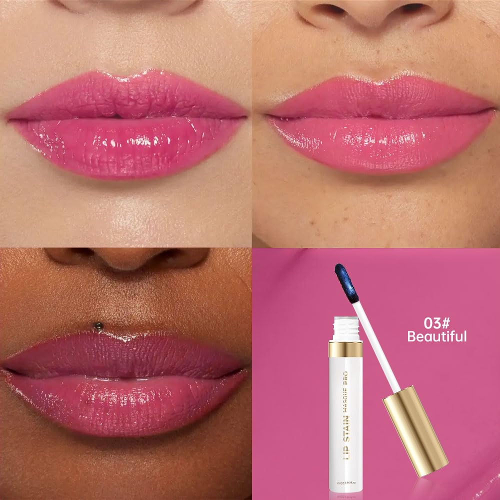 Lip Stain Peel Off – Long Lasting Waterproof Lip Tint, Smudge Proof Transfer Resistant Lip Stains Tattoo,High Pigment Matte Lip Color, Kiss Proof Peel Off Lip Stain Masque,All-Day Stay Lip Makeup 03#-Velvo Beauty