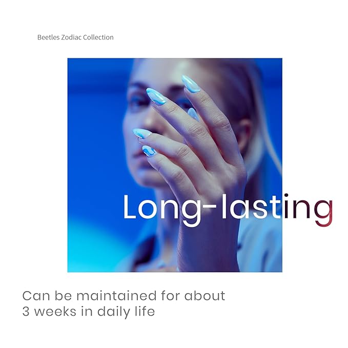 Beetles Blue Gel Nail Polish,6 Colors Baby Blue Glitter Aquarius Holy Water Collection Fall Winter Gel Polish Soak off Uv Led Lamp Nail Art Manicure Gifts for Women-Velvo Beauty