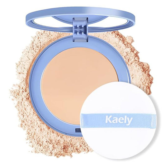Oil Control Matte Perfection Face Pressed Powder, Matte Smooth Flawless Setting Powder Makeup, Polvo Compacto De Maquillaje, Waterproof Long Lasting, Cruelty Free, 0.35Oz(120 Vanilla, 1)-Velvo Beauty