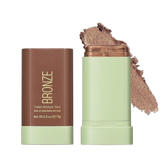 Blush Stick, Cream Blush Stick for Cheeks & Lips, Blendable Long-Lasting Multi-Use Contour Stick & Highlighter Makeup (BEACH GLOW)-Velvo Beauty