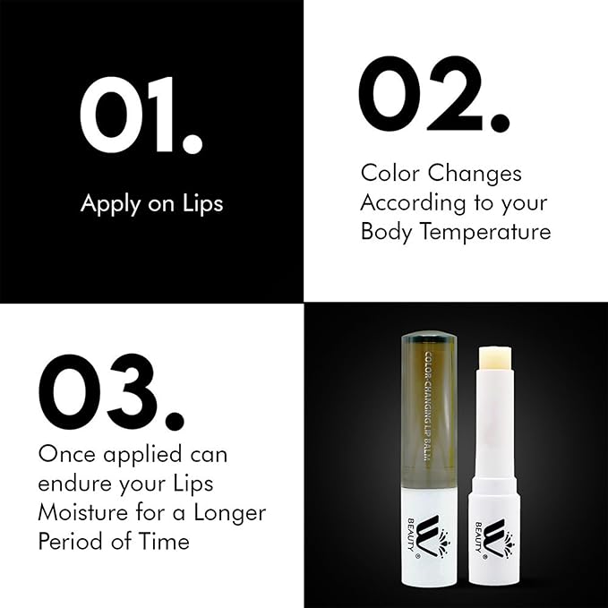 Care Color Changing Lip Balm - Sustain, Repair and Moisturize your Lips, 3.3g-Velvo Beauty