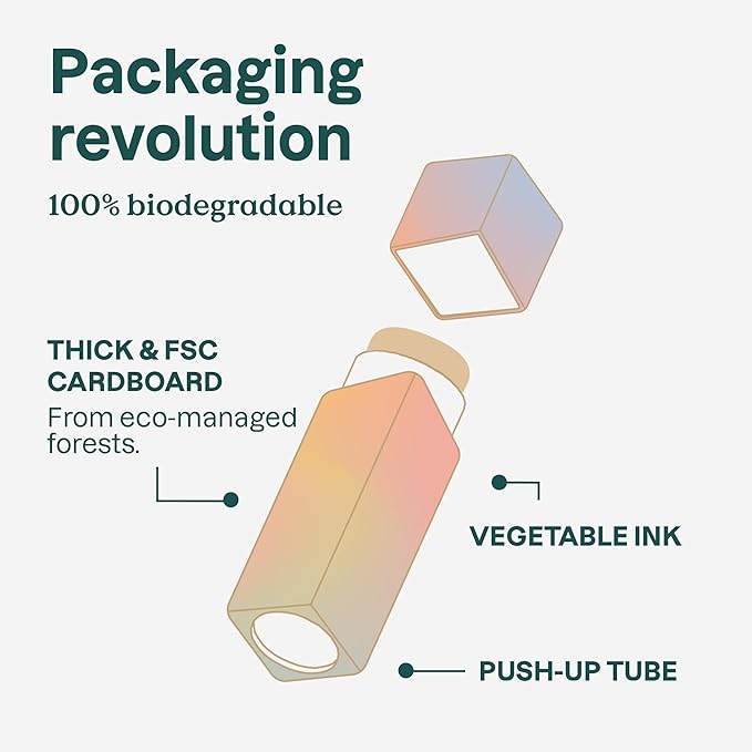 ATTITUDE Oceanly Tinted Oil Stick with SPF 30, EWG Verified, Plastic-Free, Broad Spectrum UVA/UVB Protection with Zinc Oxide, Universal Tint, Unscented, 0.3 Ounce-Velvo Beauty