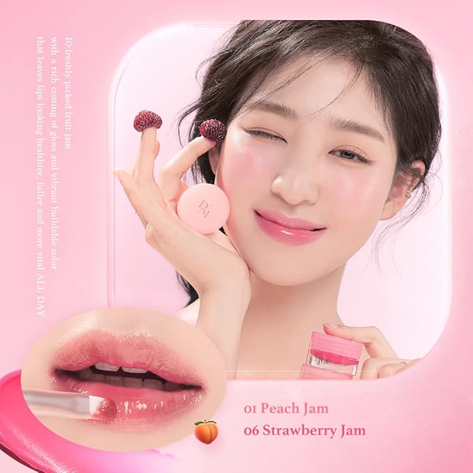 dasique Fruity Lip Jam (#07 Plum Jam) | High-shine finish | Moisturizing | Vegan, Cruelty Free | Lip Balm-Velvo Beauty