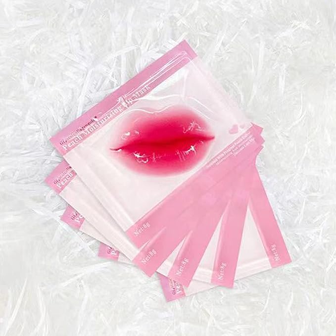 30 pieces of Moisturizing Collagen Crystal Lip Mask - Anti-Ageing & Anti Chapped, Reduce lip Wrinkles, Fade Lip Color, Make Skin Smooth And Firm Collagen Lip Pieces (Rose)-Velvo Beauty