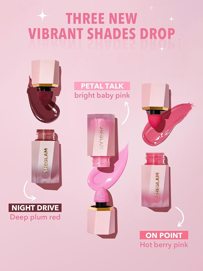 SHEGLAM Color Bloom Liquid Blush Makeup for Cheeks Matte Finish - Petal Talk-Velvo Beauty