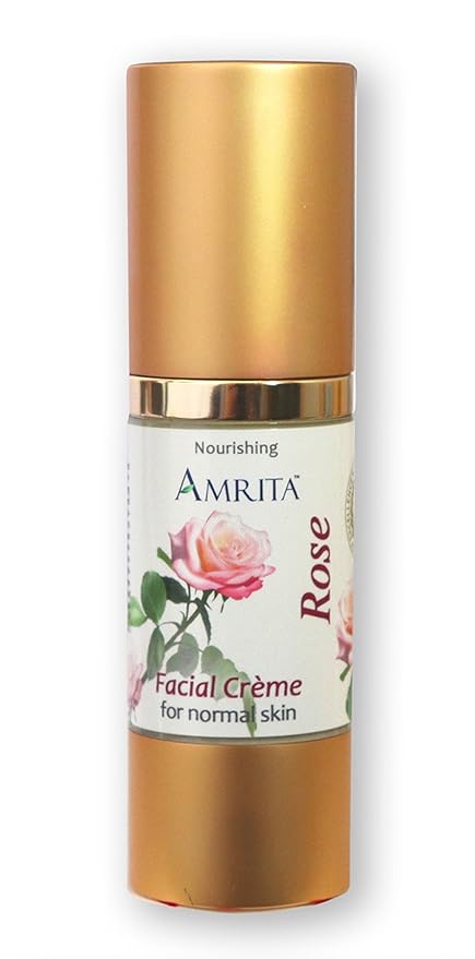 Rose Facial Crème - Blended with Premium Therapeutic Quality Essential Oils of Rose & Roman Chamomile - SIZE: 30ML-Velvo Beauty