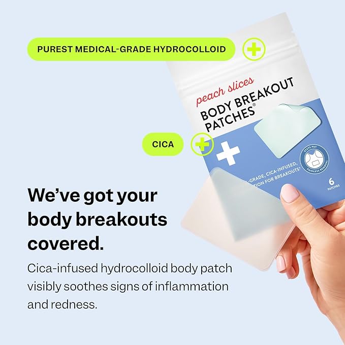 Peach Slices Body Breakout Patches-Velvo Beauty