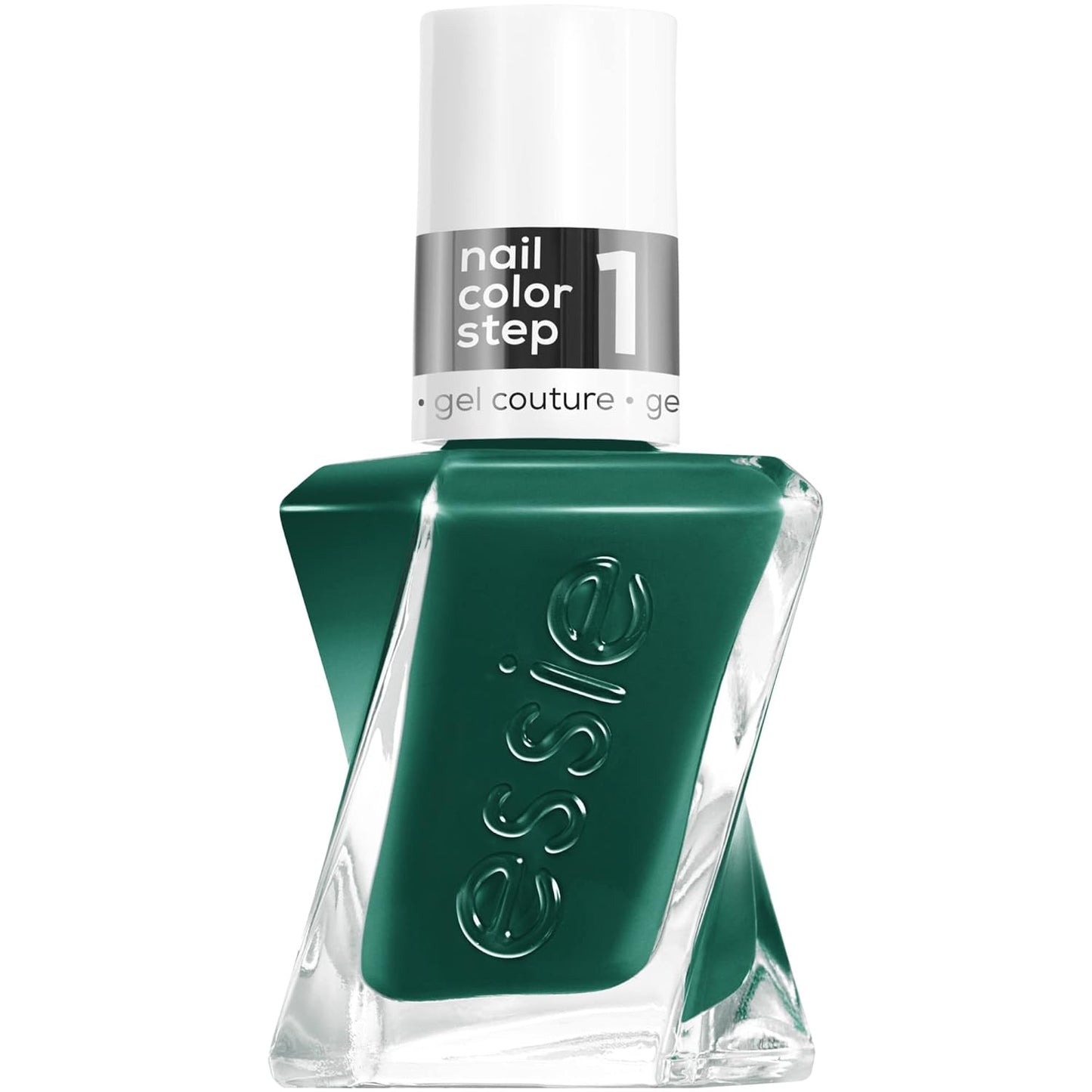 essie gel couture, Long-Lasting Nail Polish, 8-free Vegan, Fashion Freedom, Green, In-Vest In Style, 0.46 fl oz-Velvo Beauty