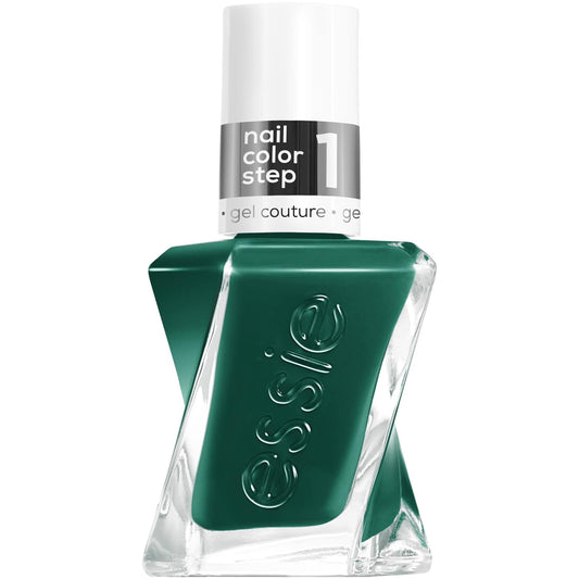 essie gel couture, Long-Lasting Nail Polish, 8-free Vegan, Fashion Freedom, Green, In-Vest In Style, 0.46 fl oz-Velvo Beauty