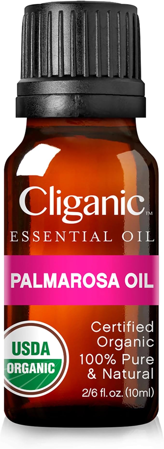 Cliganic Organic Palmarosa Essential Oil, 100% Pure Natural Undiluted (10ml), for Aromatherapy | Non-GMO Verified (Packaging May Vary)-Velvo Beauty