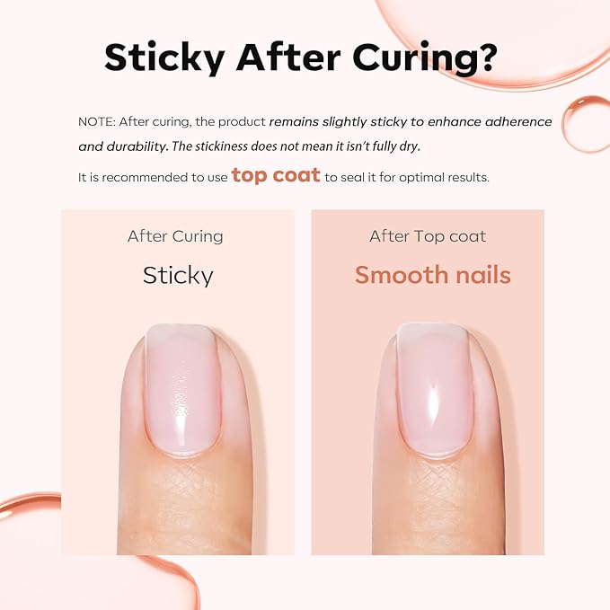 modelones Builder Nail Gel, 8-in-One Sheer Nude Pink Builder, Apricot Blush Pink Rubber Base for Nail Thickening Apex Building LED Lamp Cured Hard Strengthener Extend Color Gel Polish for DIY Salon-Velvo Beauty